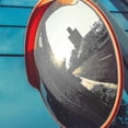 thumbnail image 3 of Miroir de Trafic 45 cm, Professionnel, Résistant aux Intempéries, Extérieur, Rouge, 3 of 5