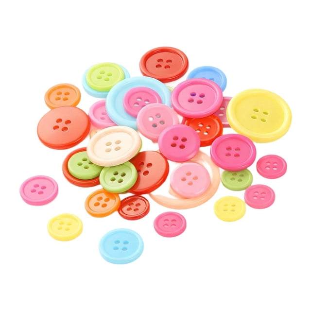 Garende 13.5mm Round Decorative Buttons for Crafts, Ideal for Embellishments, Sewing And 200Pcs