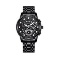 thumbnail image 1 of Luminoso Reloj Impermeable Para Hombre Acero Inoxidable Negro Malubero  Reloj para Hombre, 1 of 4