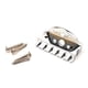 thumbnail image 4 of Toystoory Puente de guitarra acústica sin cabeza para principiantes, repuestos de bajo eléctrico de precisión, accesorios de repuesto para estudiantes Accesorios para instrumentos musicales Plata Toystoory OD020259-01, 4 of 6