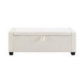 thumbnail image 5 of GZXS Flip-Top Upholstered Storage Ottoman Bench with Tufted Lid & Solid Wood Frame - 48"L x 18.7"W x 17.25"H, Easy Assembly for Bedroom/Entryway/Living Room, Chenille Fabric, Beige, 5 of 8