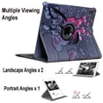 thumbnail image 4 of JYtrend Case for iPad Pro M5 11" 2025 / Pro M4 11-Inch 2024, Rotating Stand Smart Cover for A3357 A3361 A3362 A2836 A2837 A3006 (Heart Flower), 4 of 5