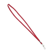 Advantus - 24/BX, Red, Deluxe Neck Lanyard with J-Hooks