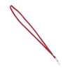 Advantus - 24/BX, Red, Deluxe Neck Lanyard with J-Hooks