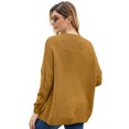 thumbnail image 2 of Cardigan Ouvert à Manches Longues en Tricot Épais pour Femmes, 2 of 3