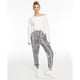thumbnail image 2 of INC Pantalones casuales con estampado de animales para mujer, negro, pequeño, 2 of 2