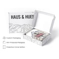 thumbnail image 4 of Haus &Hues Paris Wall Art Red Metro Sign- Paris Metro Map Poster Europe Wall Art Travel Wall Artwork Prints Paris Cityscapes City Decor for Bedroom Red Metro Sign (Framed Beige, 16x20), 4 of 6