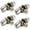 Satin Nickel, variant on Villar Home Designs Door Knob Versa Black Privacy 4 Pack
