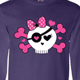 thumbnail image 4 of Inktastic Girl Pirate Skull Valentine Long Sleeve T-Shirt, 4 of 5