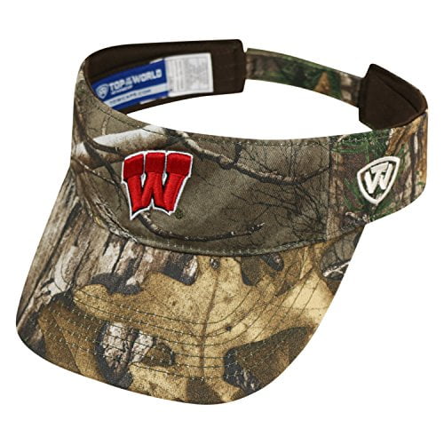 wisconsin badgers visor