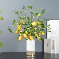 thumbnail image 5 of Artificial Lemon Branches Kitchen Party Decoration Yellow Fake Lemon Decor Farmhouse Style Home Table Centerpiece, 5 of 8