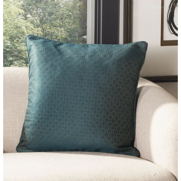 SAFAVIEH Aderyn 18" x 18" Geometric Plush Pillow, Dragonfly