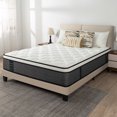 thumbnail image 3 of Queen Mattress, QUEEN ROSE 12 Inch Memory Foam Mattress Queen Size, Innerspring Hybrid Mattress in a Box with Motion Isolation & Pressure Relief, CertiPUR-US, 3 of 9