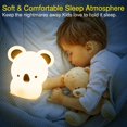 thumbnail image 2 of Luz de noche para niños, luz de noche para bebés, luz de noche con enchufe eléctrico LED recargable, lámpara de noche táctil, luz de noche portátil Koala para niña, niño, adulto, lámpara USB de silicona de 7 colores, luz de noche para dormitorio Zhivalor BST3079478, 2 of 5