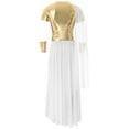 thumbnail image 2 of Oyolan Costumes Grecques Romains Toge avec Gants Tunique Chandail Blanc TG, 2 of 7