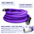 thumbnail image 3 of Kohree 25FT RV Water Hose with Storage Bag, 5/8'' ID Drinking Water Hose ,Heavy Duty Garden Hose,Purple, 3 of 10