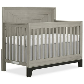 Soho Baby Manchester 4-in-1 Convertible Crib, Rustic Gray