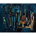 thumbnail image 3 of Jakob Weidemann 14x12 Black Modern Framed Museum Art Print Titled - Interior (1946), 3 of 5