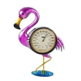 thumbnail image 1 of Evergreen Flamingo Outdoor Wall Thermometer, 1 of 2