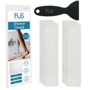 Bathtub Stickers Non-Slip Shower Treads 12 Anti Slip Traction Grip Strips to Prevent Slippery Surfaces.