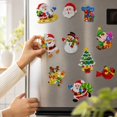 thumbnail image 6 of Kids Diamond Painting Fridge Magnets, Children DIY Diamond Art Kits with Soft Magnetic Backing, Assorted Themes, for Kids Crafts, 4 Pack (2.36 Inch), 6 of 9