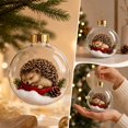 thumbnail image 6 of Qwtwty Glowing Christmas Ball Ornaments, Shatterproof Mini Clear Christmas Themed Hanging Pendants for Xmas Tree Holiday Party Decor, 6 of 7