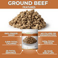 thumbnail image 6 of Nutristore Freeze-Dried Ground Beef No. 10 Can, 6 of 7