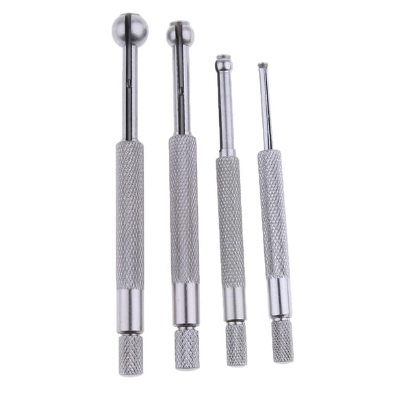 de Calibre de Agujero de 4 Piezas, Calibre de Calibre Endurecido de Forma Esférica forma forma forma Telescópica Yotijar Calibre telescópico