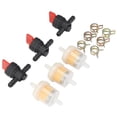 thumbnail image 3 of G1/4 Gas Tank Shut Cut Off Valve Filter Clamp Kit For Garden Brush Cutter Lawn Mower Carburetor, 3 of 8