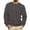 Dark Gray, variant on Men's Long Sleeve Crew Neck Knit Sweater Classic Fit Solid Casual Pullover Top