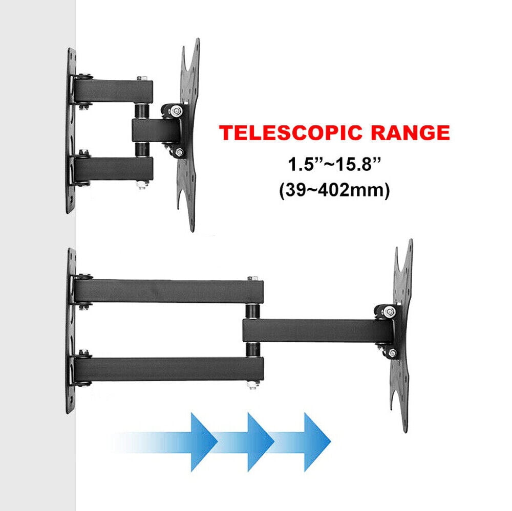 TV Wall Mount Swivel and Tilt Full Motion for Most 32to 55 inch TV Mount up to 44lbs