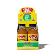 Bragg Organic Apple Cider Vinegar Shot with Pineapple Cayenne – 2 Oz ACV Shot – USDA Certified Organic, 4 Pack