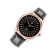 thumbnail image 2 of Ocio Moda Hombres Simple PU Dial Reloj de pulsera de cuarzo Decoración (Negro), 2 of 6
