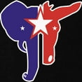 thumbnail image 2 of CafePress - Republican Democrat Maternity Dark T Shirt - Maternity Dark T-Shirt, 2 of 3