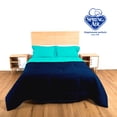 thumbnail image 2 of Edredón King Size Spring Air Turquesa Azul Marino Reversible, 2 of 6