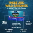 thumbnail image 2 of Wild Planet Wild Sardines in Water, No Salt Added, Tinned Fish, Non-GMO, Sustainable 4.4 Ounce , (Pack of 12), 2 of 6