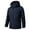 Dark Blue, variant on Brondbend Rain Jacket Men Waterproof Men's Solid Color Outdoor Climb Sport Run Pocket Zipper Long Sleeved Hooded Jacket Loose Fit Fall Winter Mountaineering Fashion,Army Green