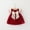 Red, variant on Herrnalise Toddler Kids Baby Girls Fashion Cute Sleeveless Sweet Mesh Bow Ruffle Dress