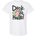 thumbnail image 3 of Inktastic Deck the Halls Christmas Ornament T-Shirt, 3 of 5