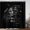Lion1, variant on Shower Curtain, Lion Inspirational Quotes, Waterproof Fabric, Black, for Men and Boys Decor