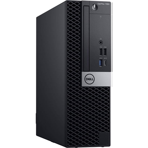 Restored Dell Optiplex 7070 SFF 16GB 256GB SSD Core™ i7-9700 WIN11P, Black