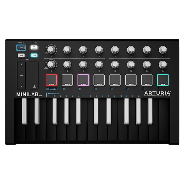 CONTROLADOR 25 TECLAS MIDI / USB EDITION MINILAB MKII BLACK ARTURIA CONTROLADOR ARTURIA 25 TECLAS MIDI / USB EDITION MINILAB MKII BLACK