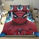 thumbnail image 1 of Spiderman Hombre Araña Conjunto de sábanas temático, trío de piezas, cómodo y amigable con la piel, diseño único, regalo de decoración para el hogar para familiares, amigos y fans,140cm *210cm, 1 of 6