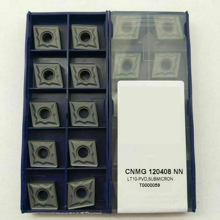 

10pcs CNMG120408-NN CNMG 432 Carbide Insert Lathe Turning Inserts Cermet Inserts