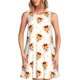 thumbnail image 1 of Fotbe Funny Corgi Vestido de Verano sin Mangas para Mujer – Vestido Midi Línea A, Estilo Camiseta Floral, Vestido Playero Casual y Fluido, 1 of 7