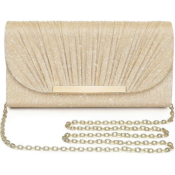omlopp Evening Bag Clutch Purses for Women Lady Girl Handbags Crossbody Bag Wedding Bag for Prom Party Wedding Engagement | Wedding Bag, for Prom Party, Wedding, Engagement(Gold)