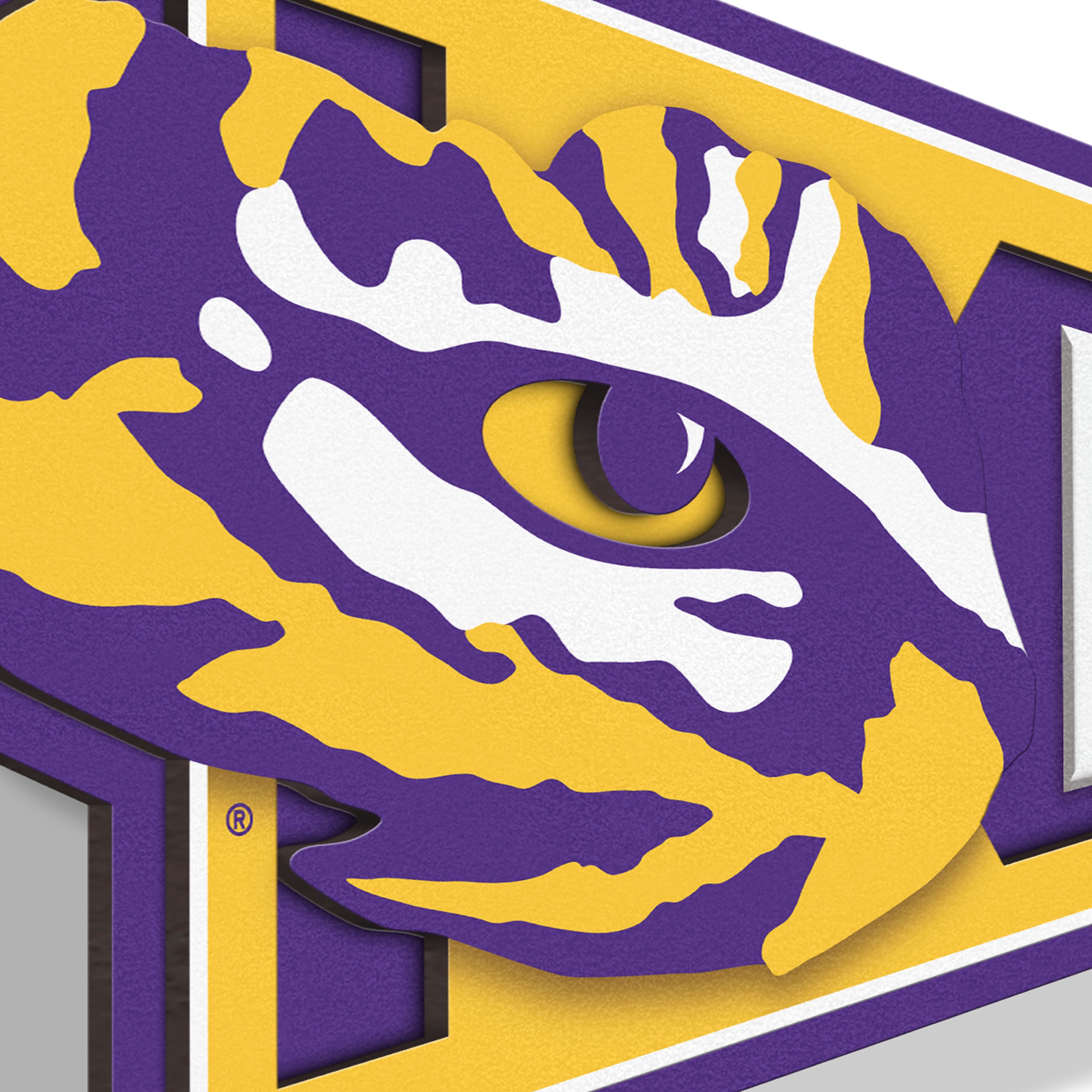YouTheFan NCAA LSU Tigers Pennant Sign