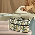 thumbnail image 2 of HELLHERO Lemon Leaf Pattern Travel Irons Carrying Organizer 11.8x6.69x5.5 In Lightweight Iron Accessories and Hair Styling Tool(Bag Only), 2 of 6