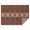 Red Boho Ethnic, variant on Green Floral and Petal Pattern Rectangle Tablecloth 60"x84",Waterproof Polyester Rectangle Table Cloth, Wipeable Spillproof Polyester Tablecloth for Dining, Camping, Indoor and Outdoor