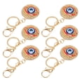thumbnail image 3 of 6pcs ojo llavero cadena 3D lindo fresco moda metal llavero colgante para mochila bolso, 3 of 12